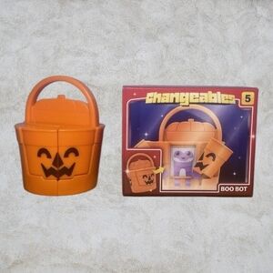2026 McDonald’s Changeables Happy Meal Toy Boo Bot #5 Halloween Boo Bucket New